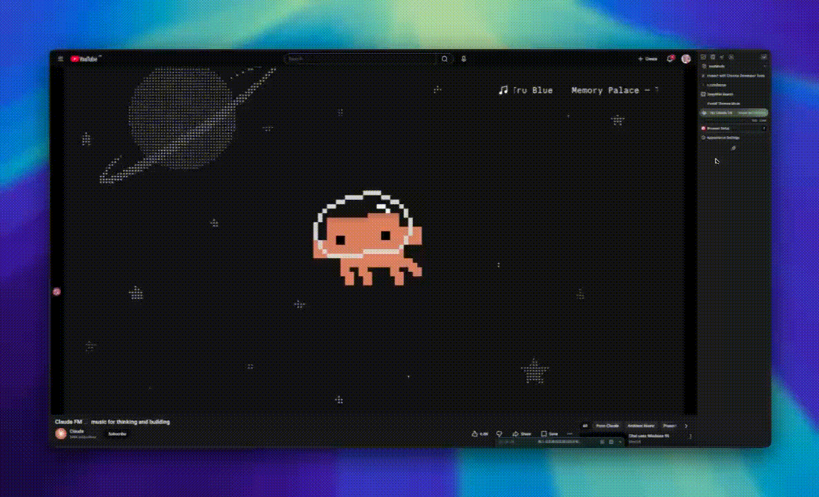 VividPlayer sidebar media controller